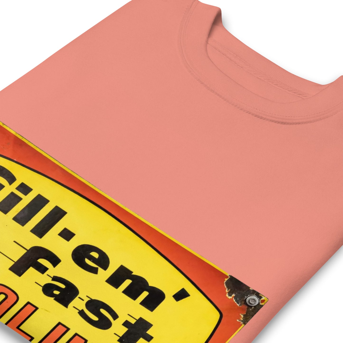 Vintage Gas Sign Patina Style Unisex Premium Sweatshirt