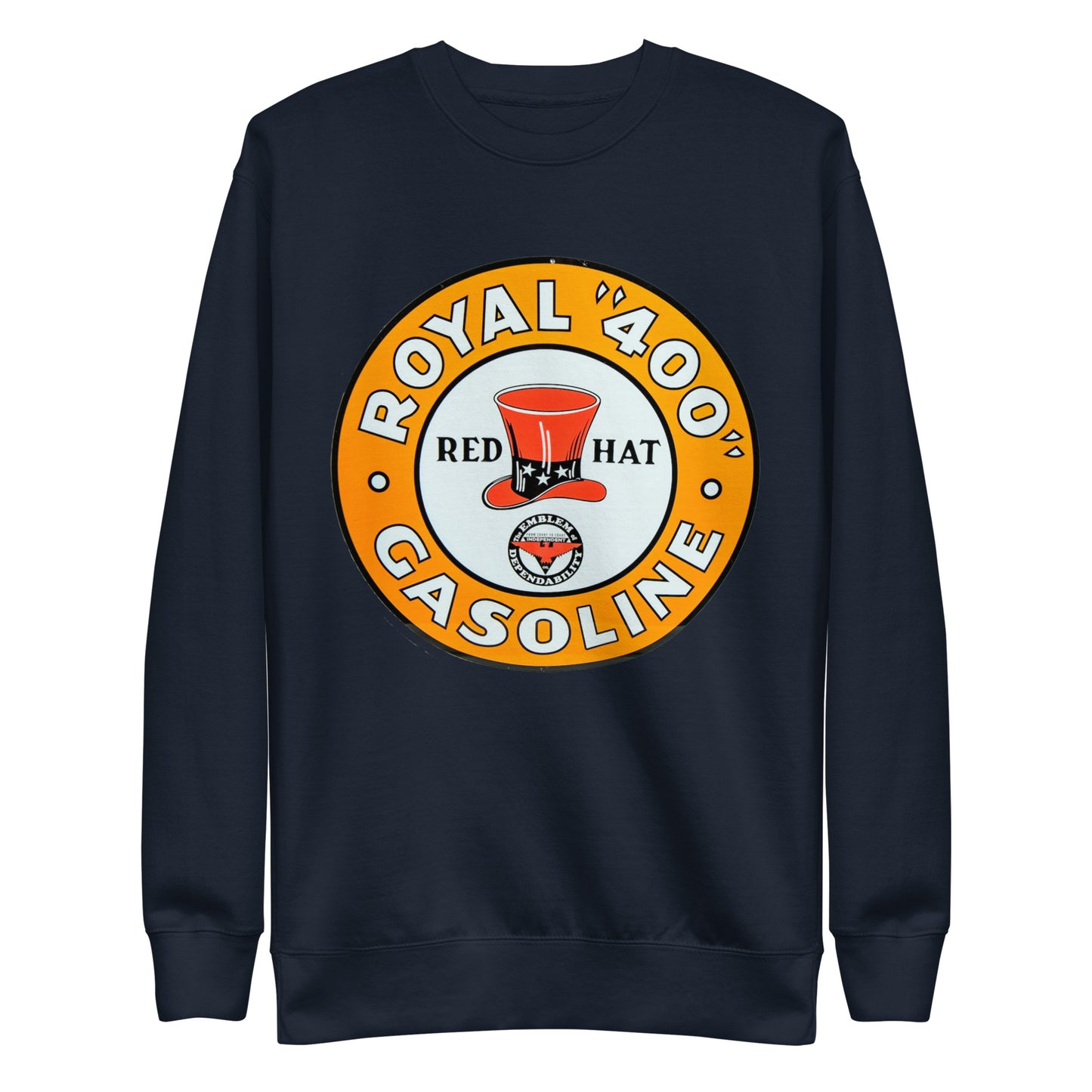 Vintage Red Hat Gas Unisex Premium Sweatshirt