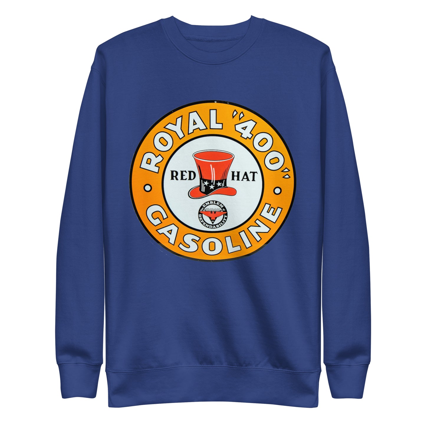Vintage Red Hat Gas Unisex Premium Sweatshirt