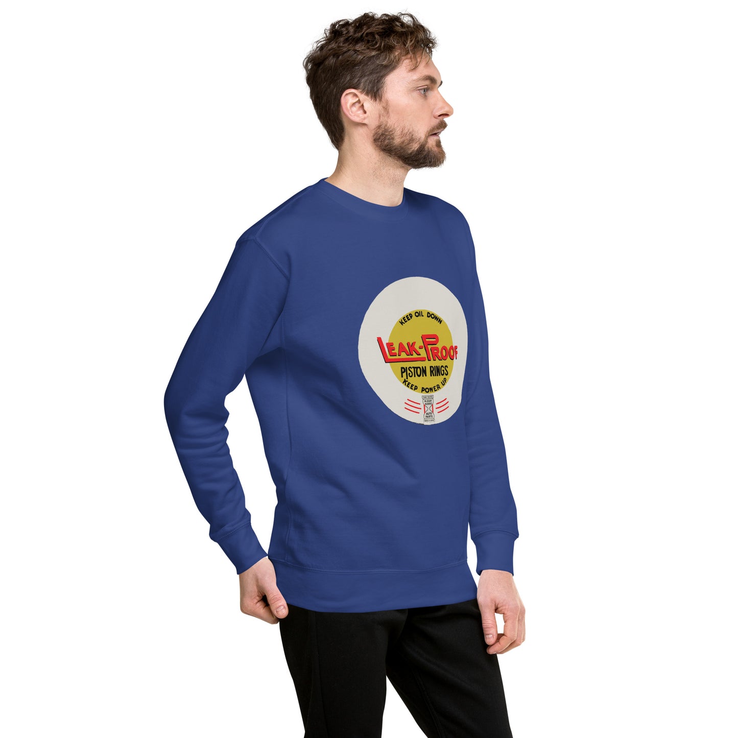 Vintage Oil Can Patina Style Unisex Premium Sweatshirt