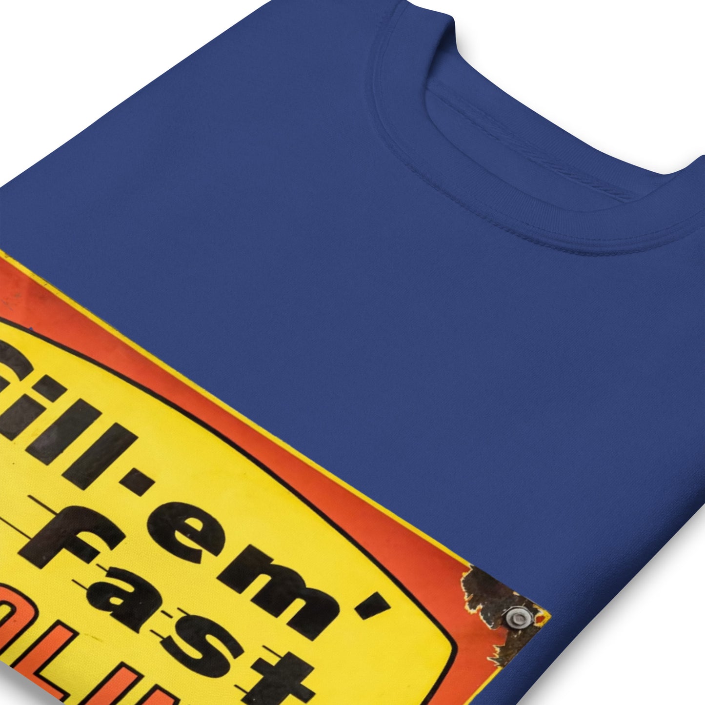 Vintage Gas Sign Patina Style Unisex Premium Sweatshirt