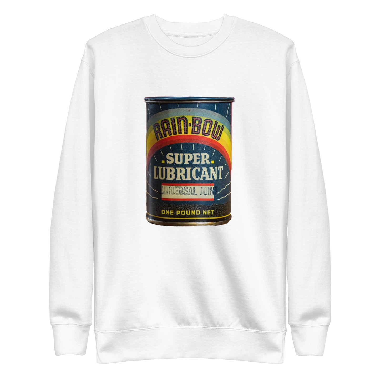 Vintage Grease Soup Can Style Unisex Premium Sweatshirt