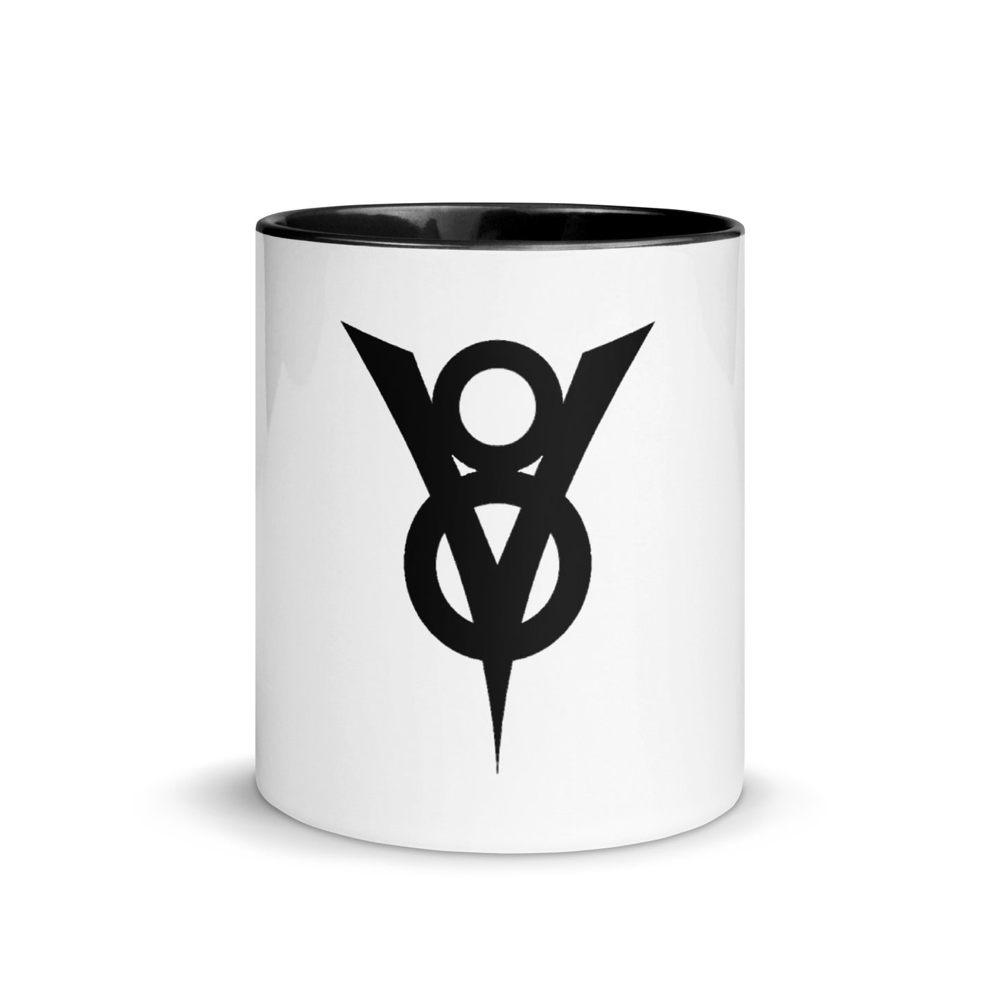Retro Ford V8 Sign Mug with Color Inside