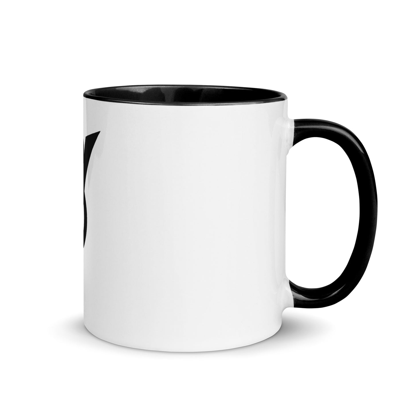 Retro Ford V8 Sign Mug with Color Inside