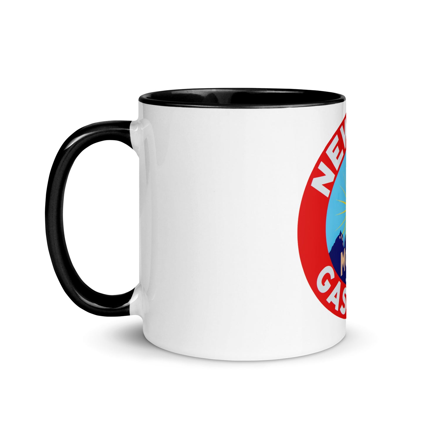 Retro Gas Sign New Era Mug with Color Inside