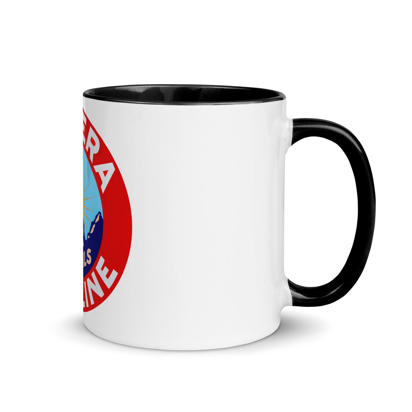 Retro Gas Sign New Era Mug with Color Inside
