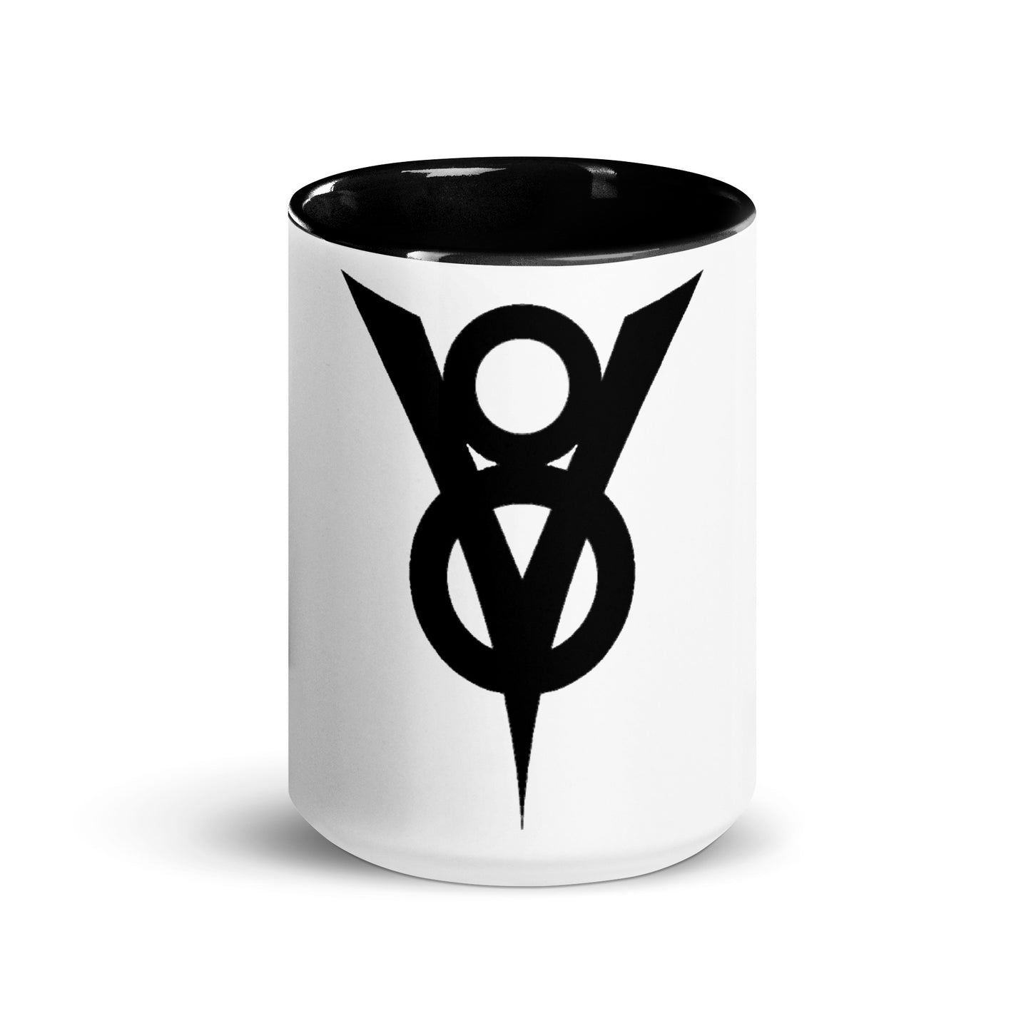 Retro Ford V8 Sign Mug with Color Inside