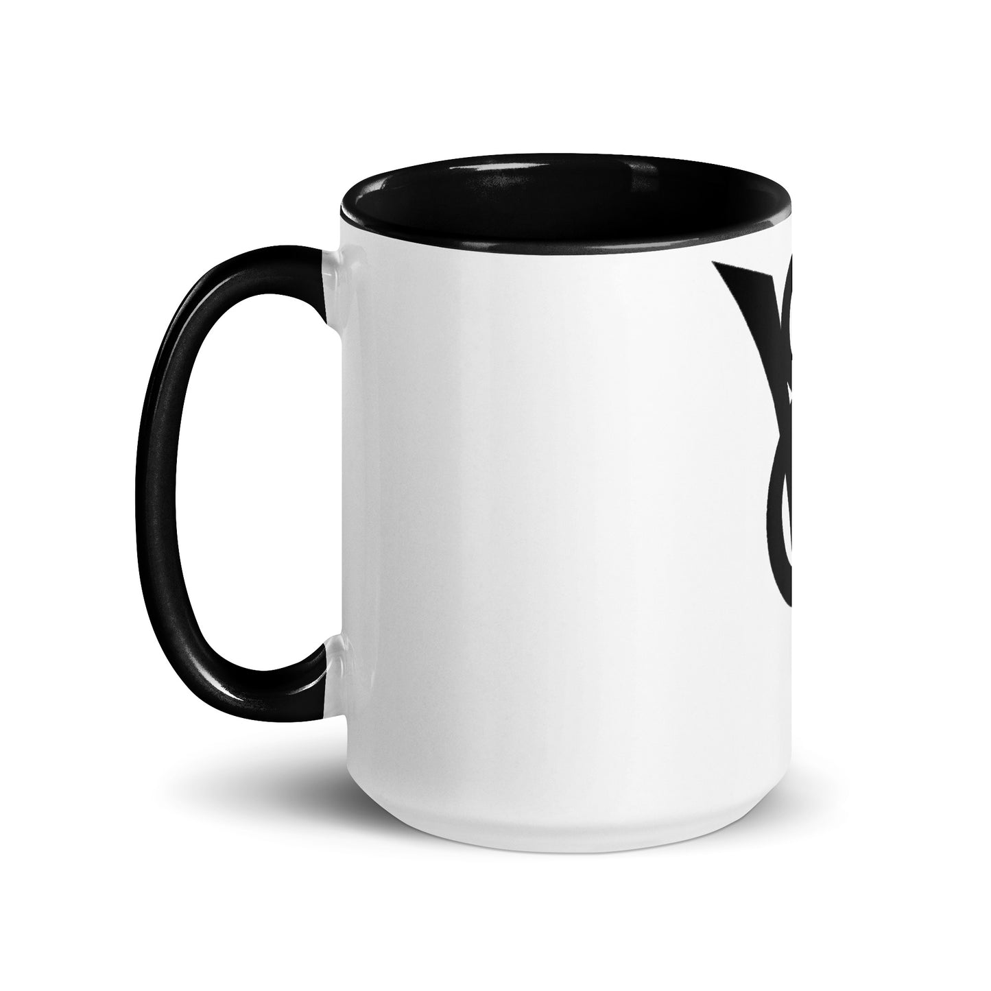 Retro Ford V8 Sign Mug with Color Inside