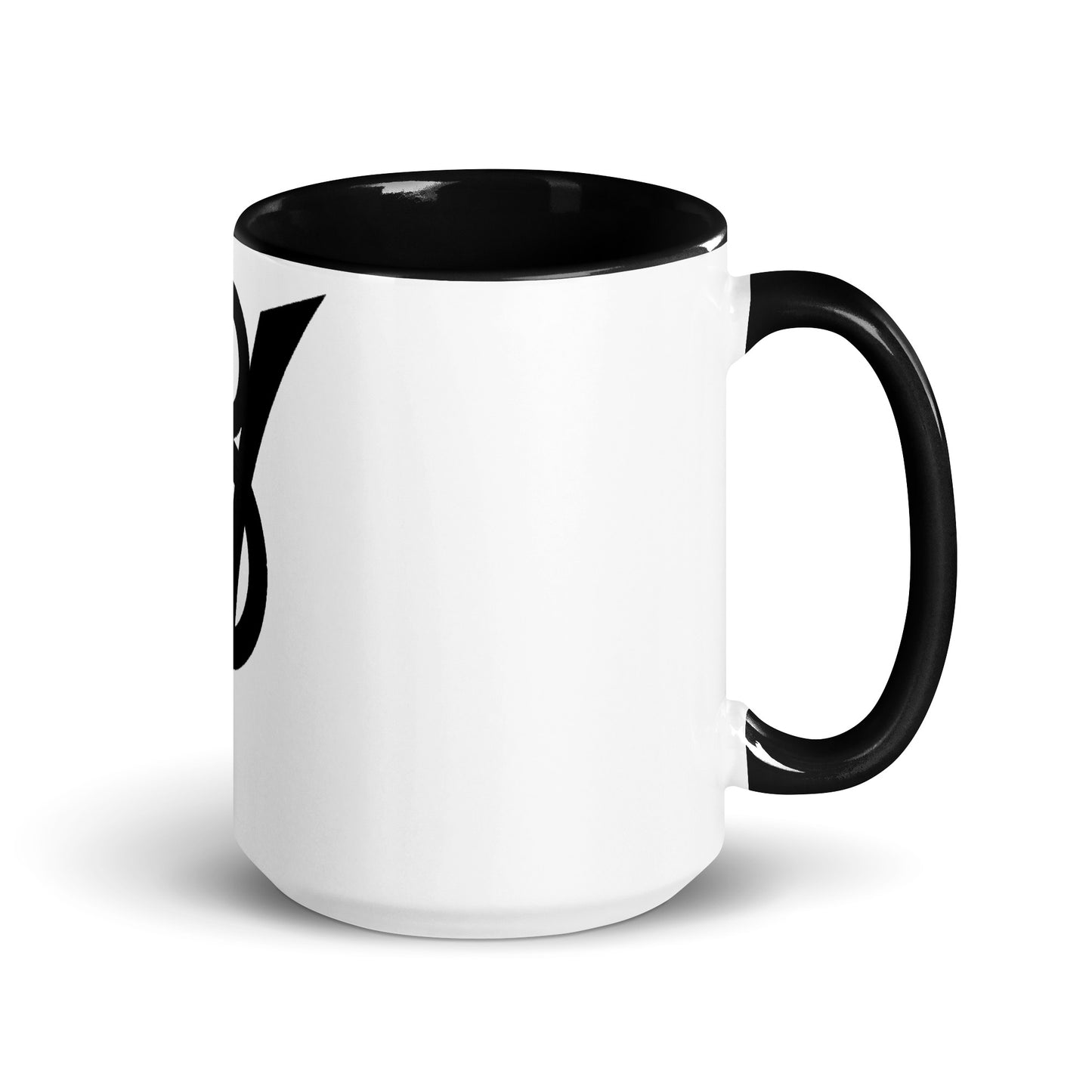 Retro Ford V8 Sign Mug with Color Inside