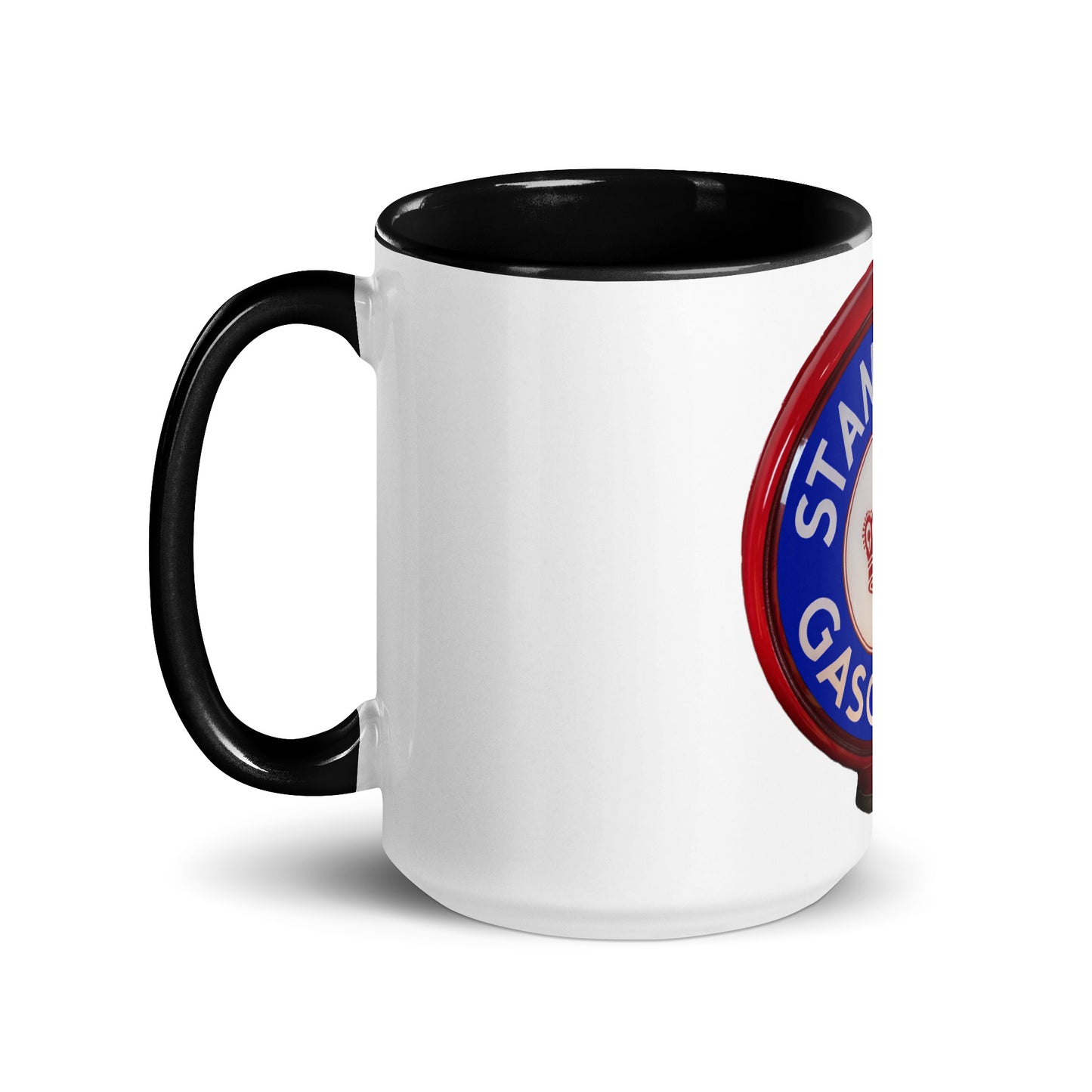 Retro Gas Globe Standard Gasoline Mug with Color Inside
