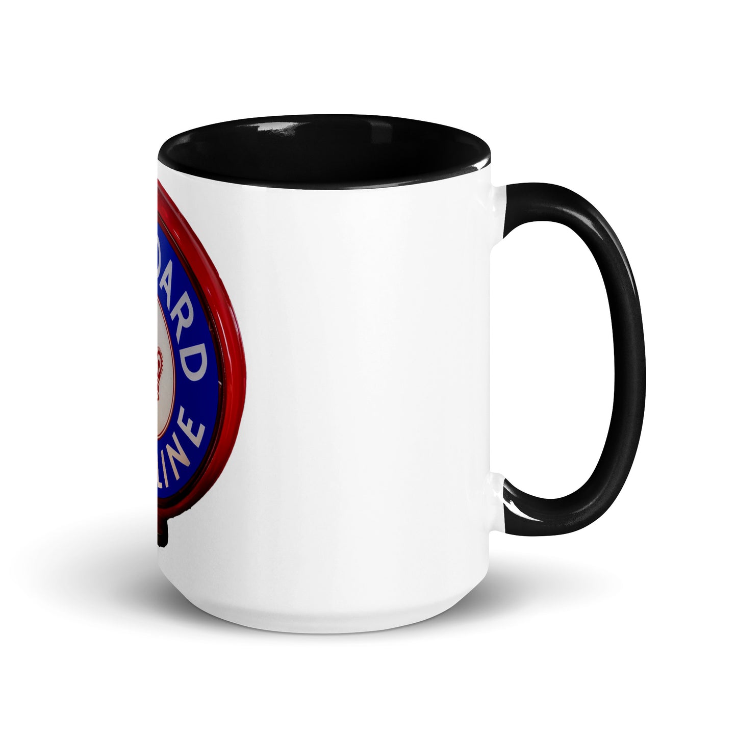 Retro Gas Globe Standard Gasoline Mug with Color Inside