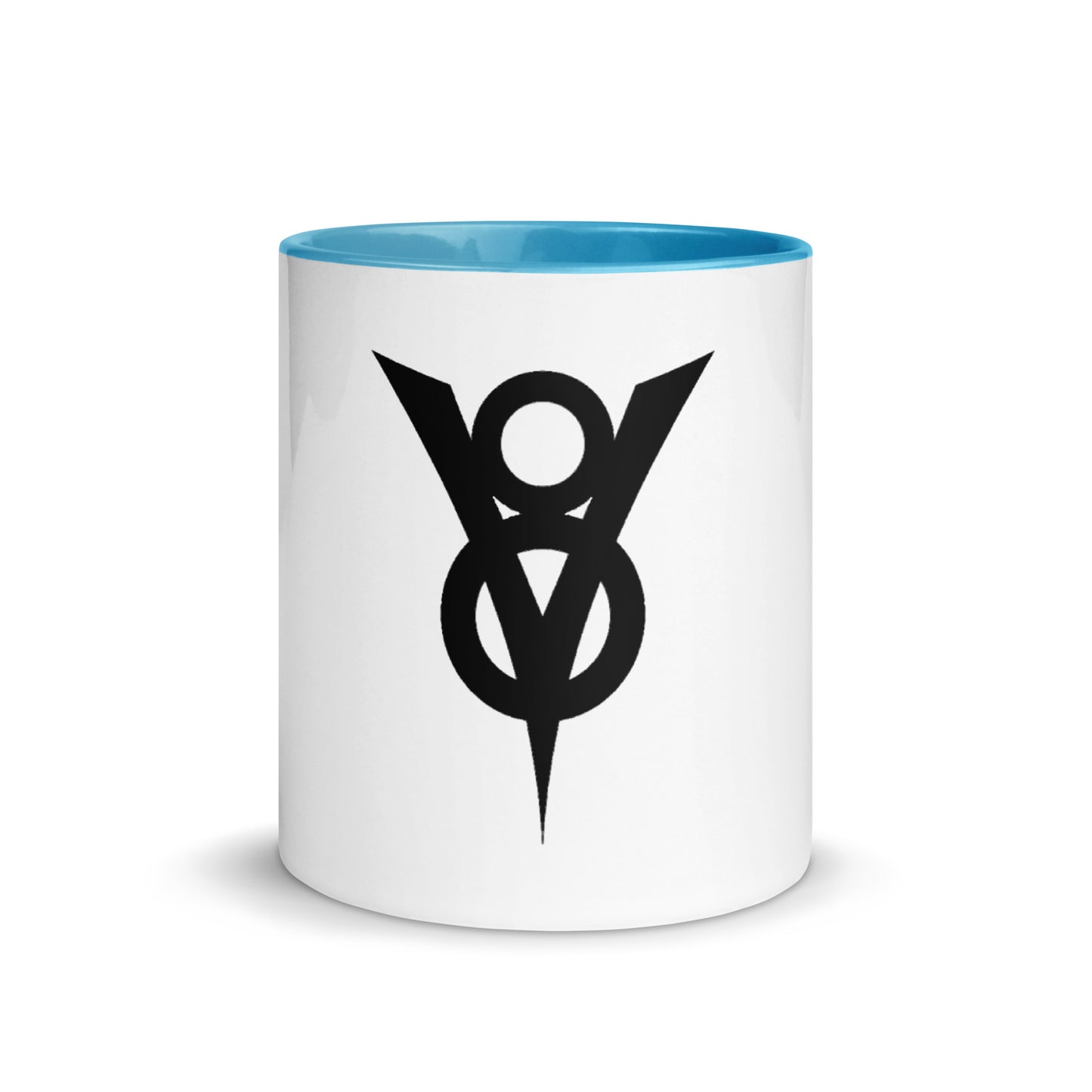 Retro Ford V8 Sign Mug with Color Inside
