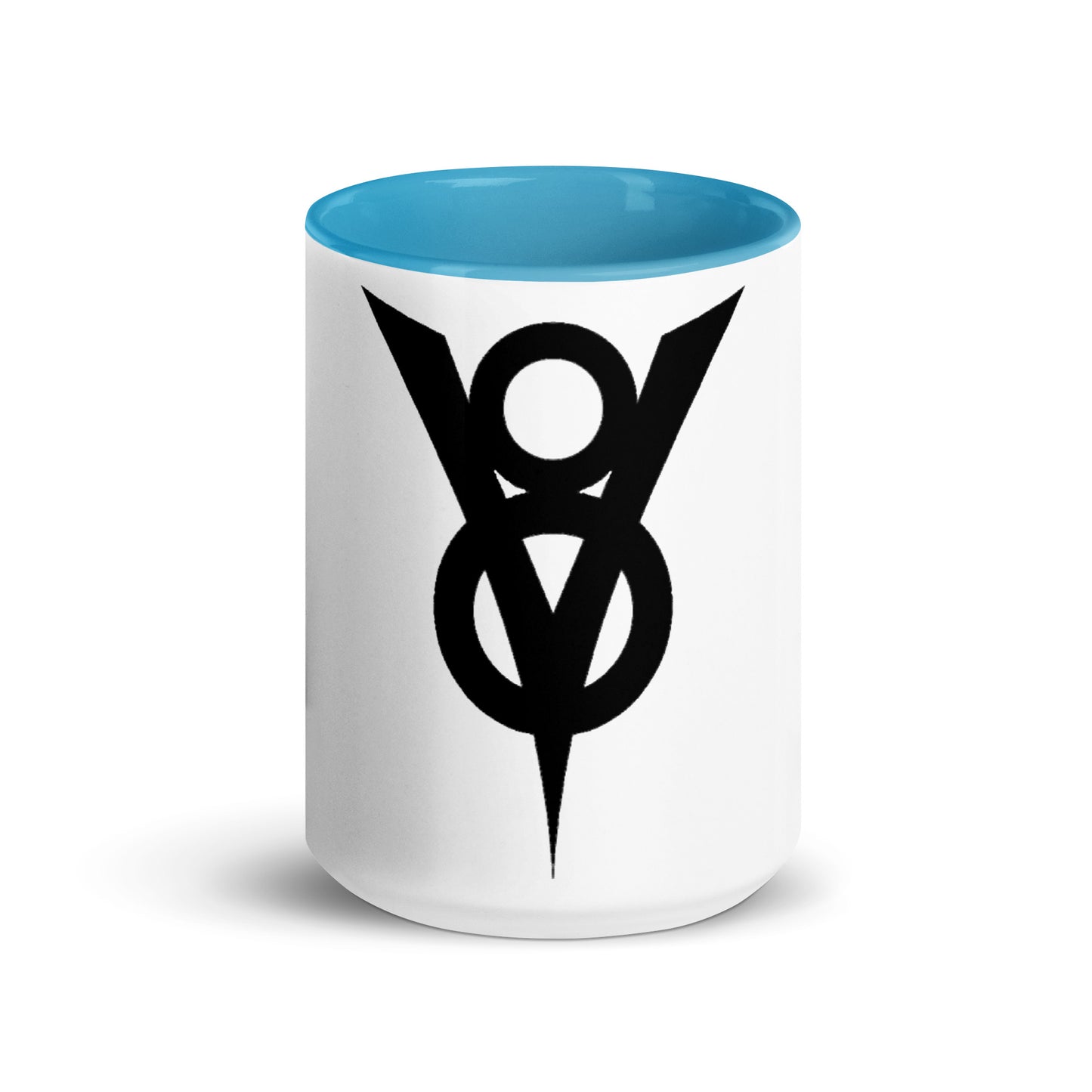 Retro Ford V8 Sign Mug with Color Inside