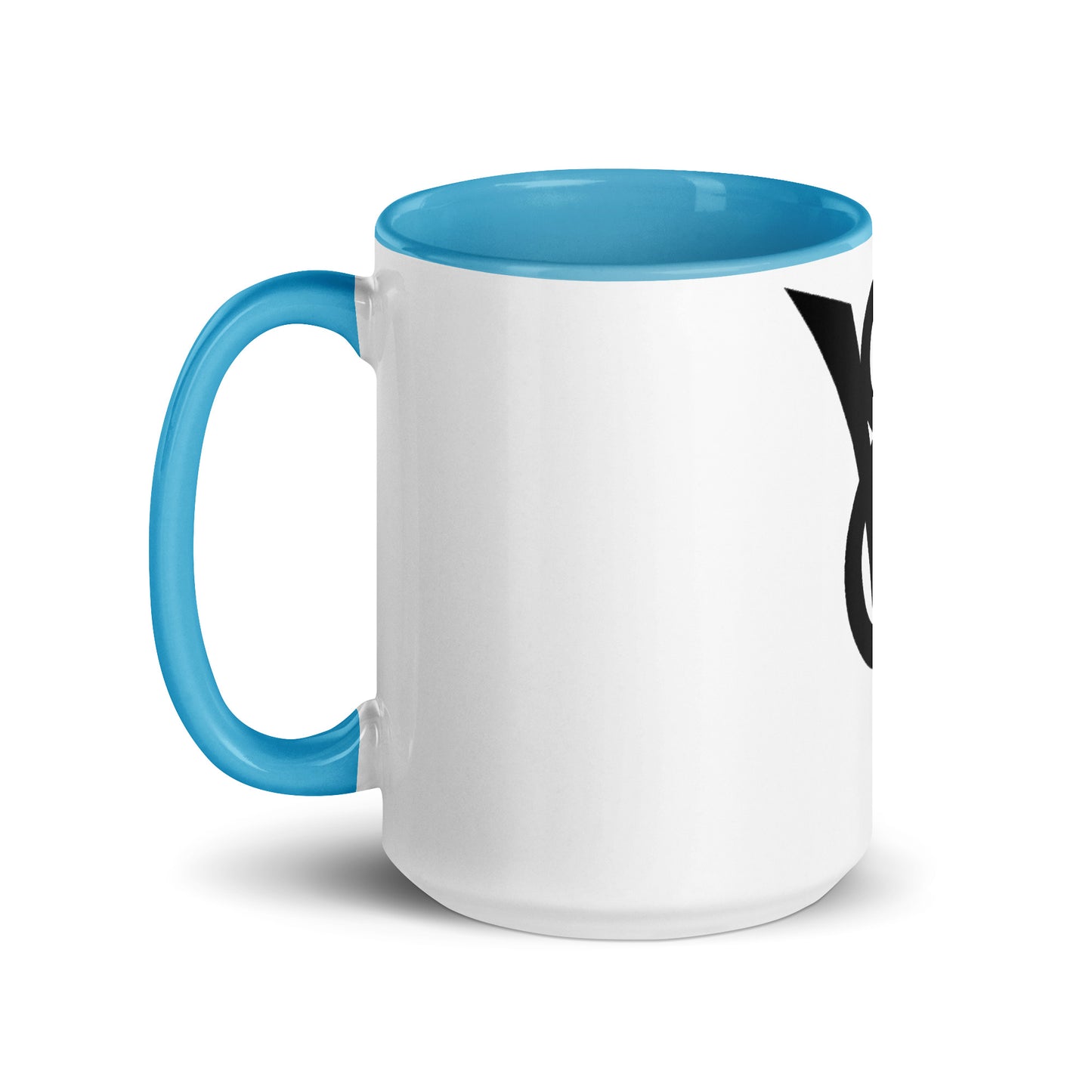 Retro Ford V8 Sign Mug with Color Inside