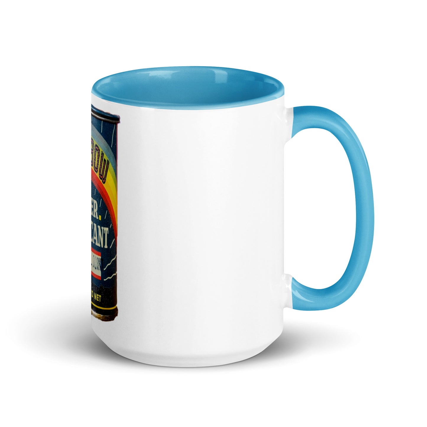 Vintage Grease Soup Can Style Mug with Color Inside