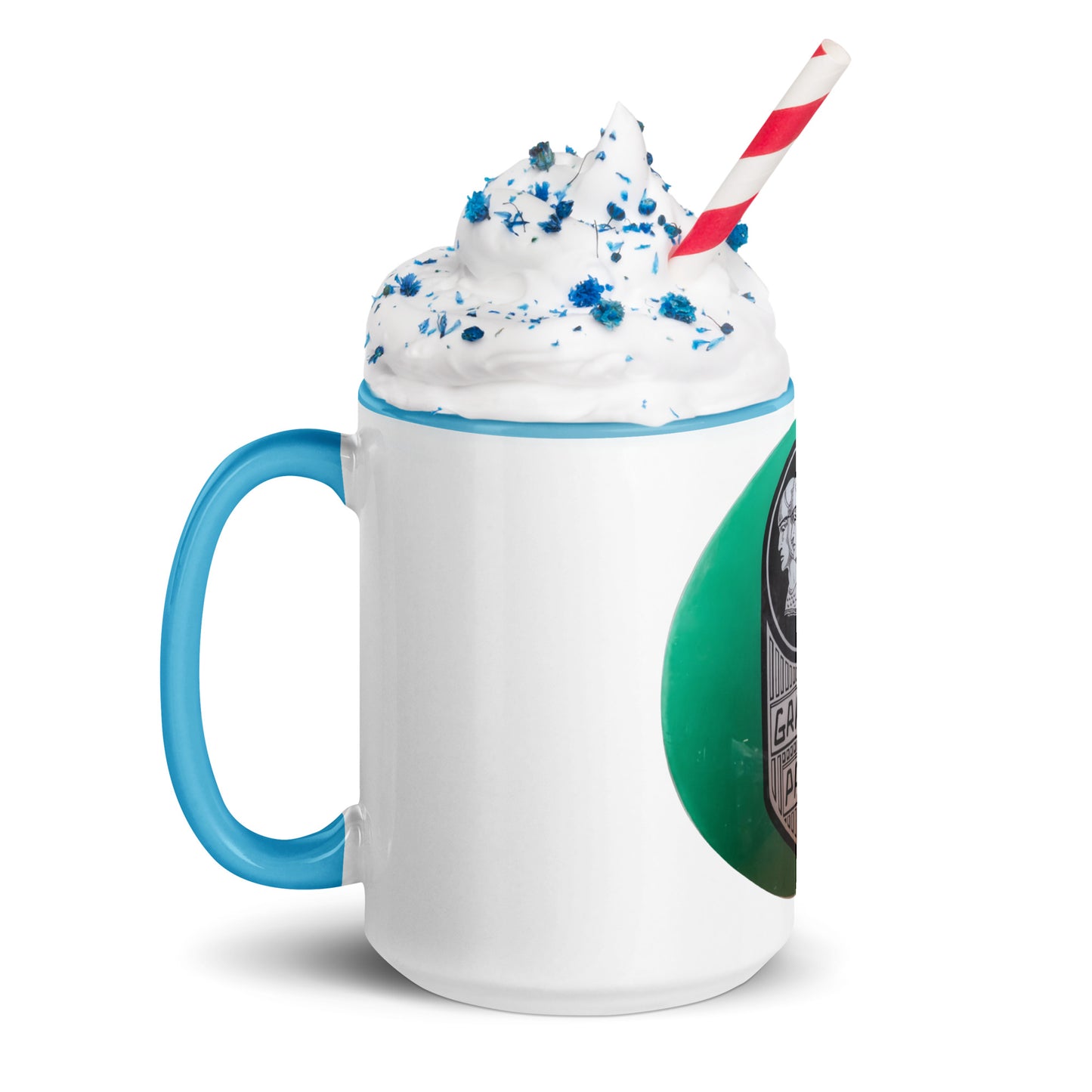 Retro Graham Paige GlobeDesign Mug with Color Inside