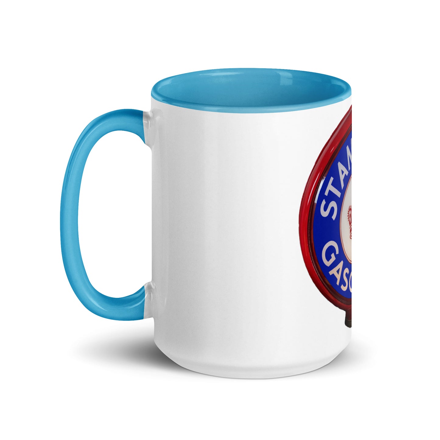 Retro Gas Globe Standard Gasoline Mug with Color Inside