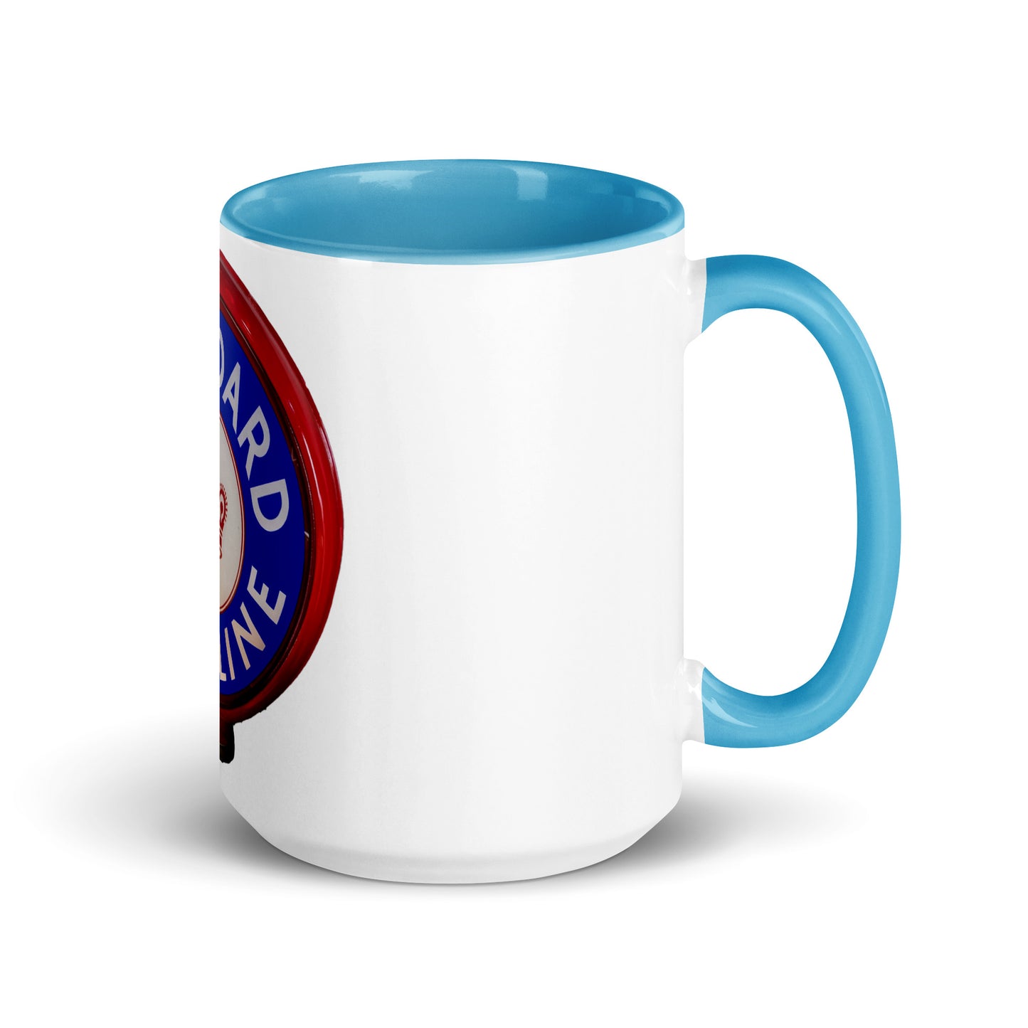 Retro Gas Globe Standard Gasoline Mug with Color Inside