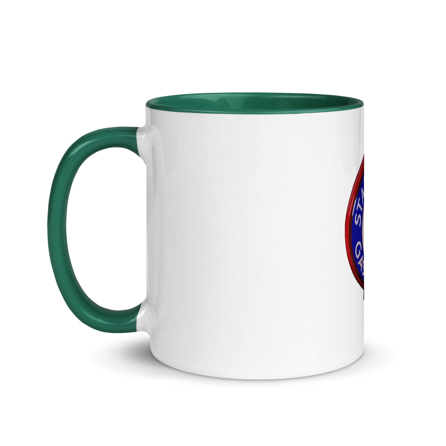 Retro Gas Globe Standard Gasoline Mug with Color Inside