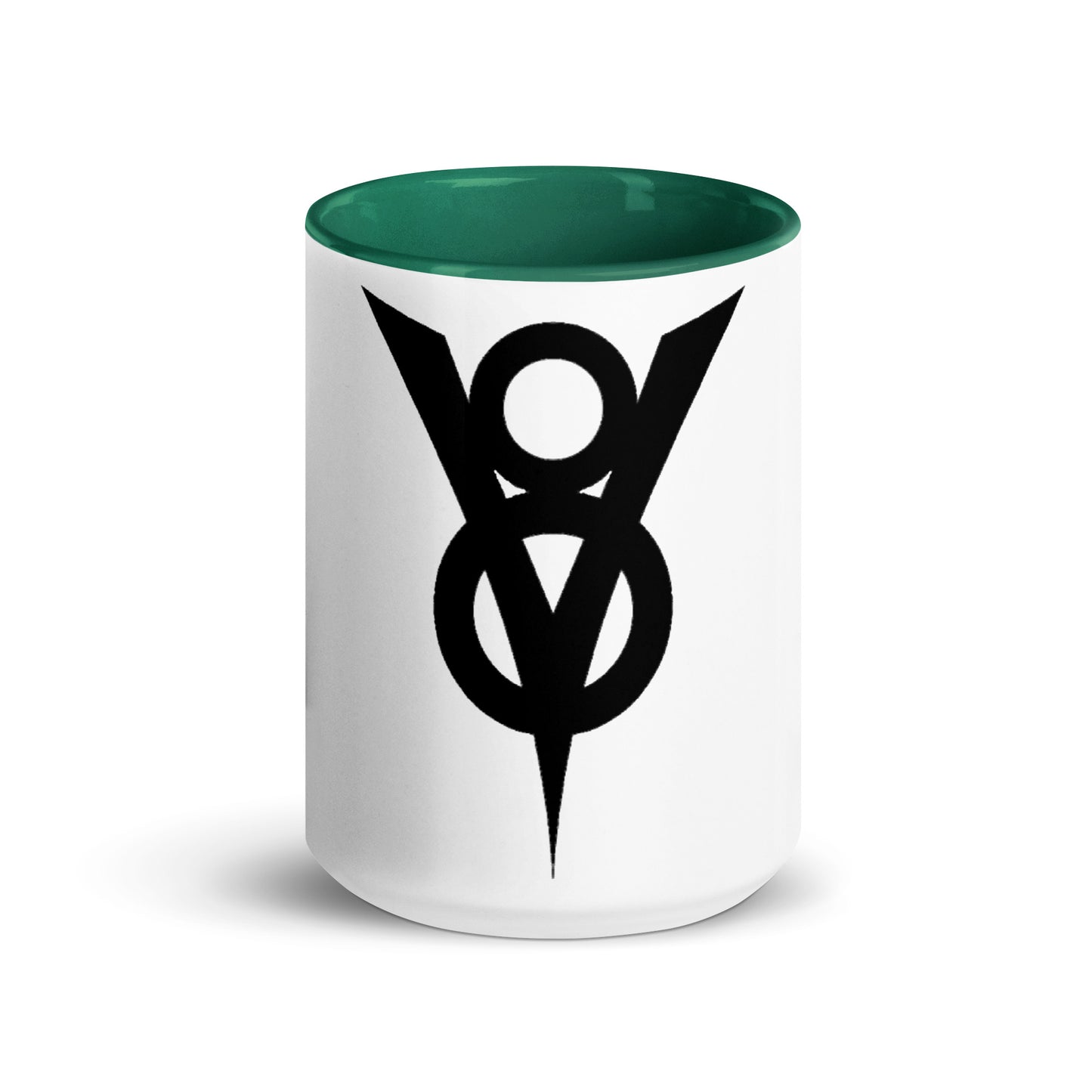 Retro Ford V8 Sign Mug with Color Inside