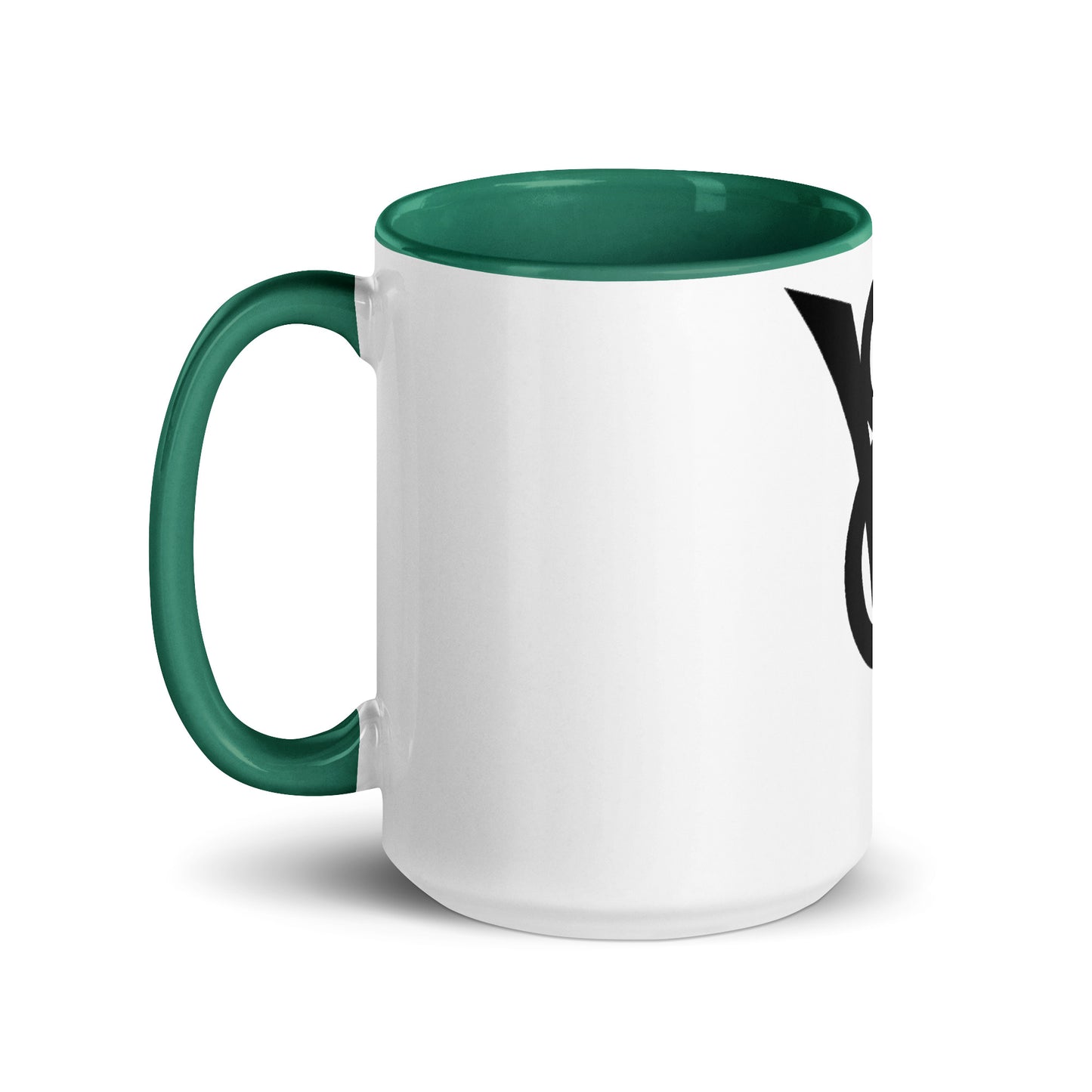 Retro Ford V8 Sign Mug with Color Inside