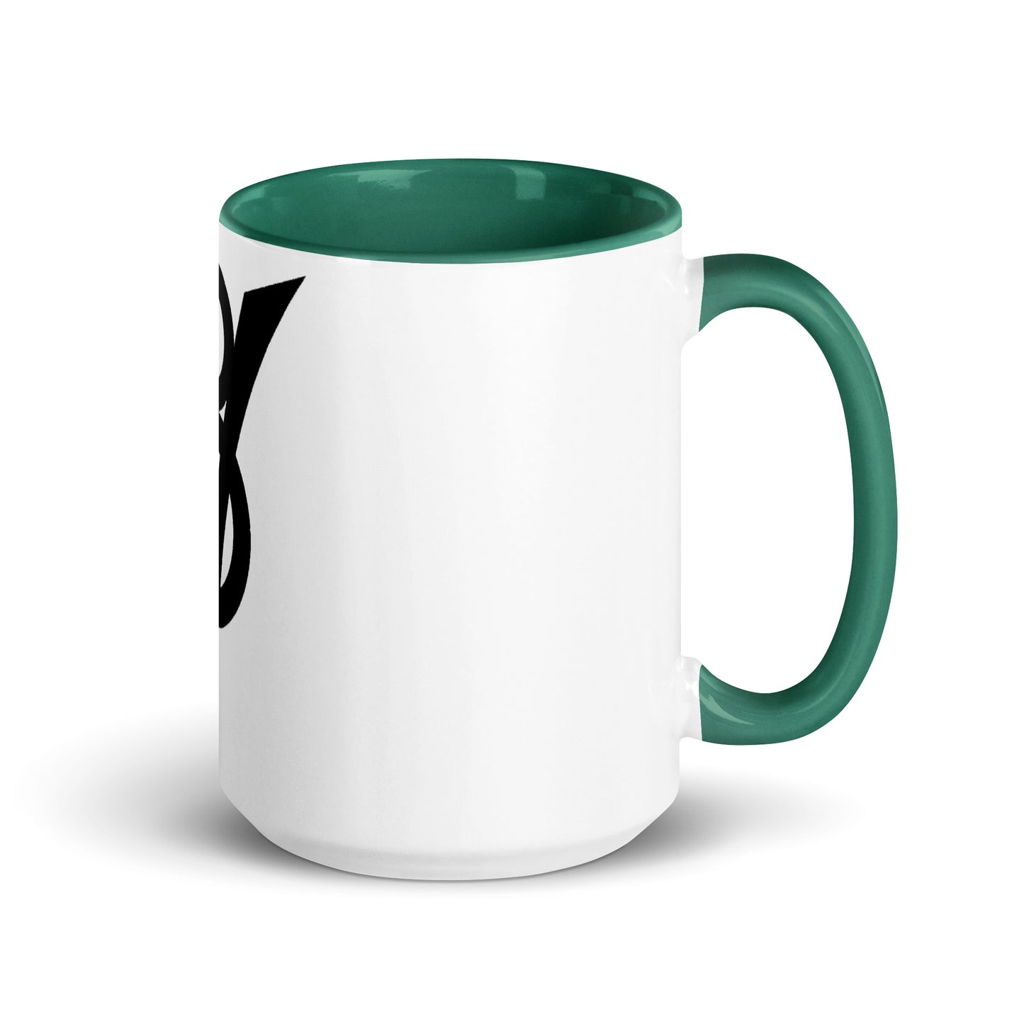 Retro Ford V8 Sign Mug with Color Inside