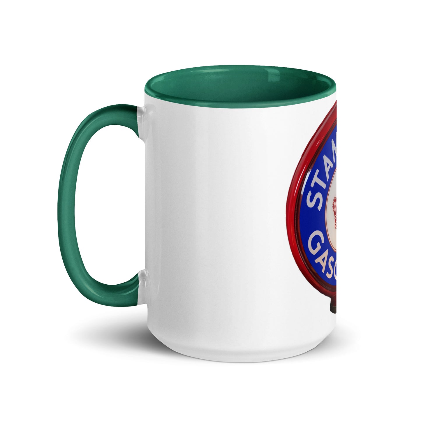 Retro Gas Globe Standard Gasoline Mug with Color Inside