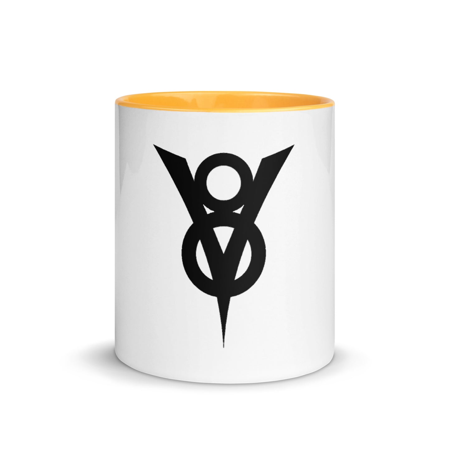 Retro Ford V8 Sign Mug with Color Inside