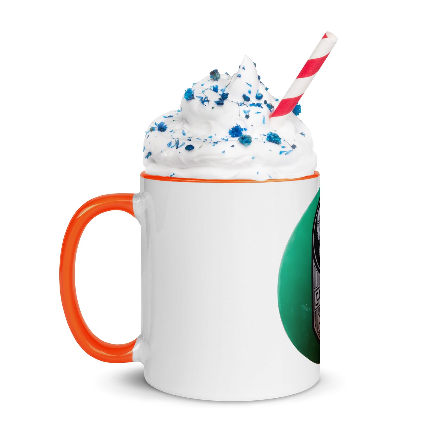 Retro Graham Paige GlobeDesign Mug with Color Inside