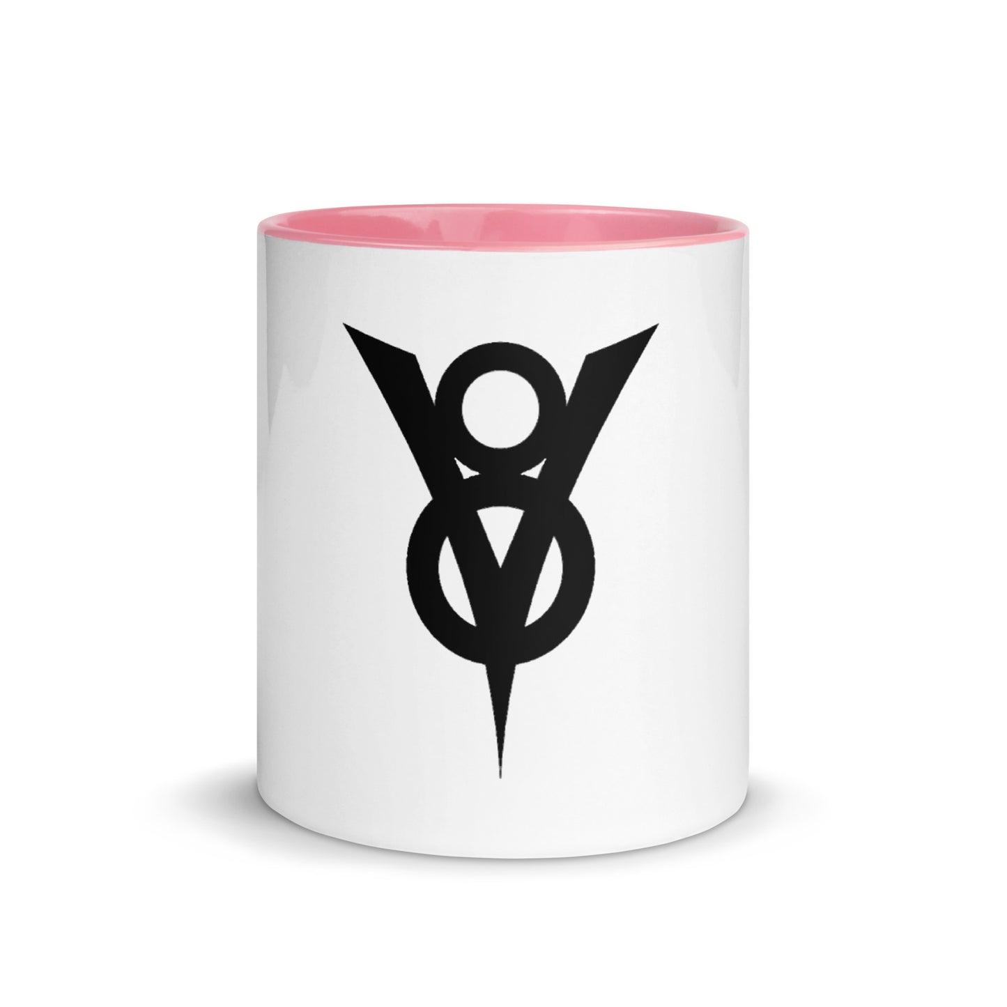 Retro Ford V8 Sign Mug with Color Inside
