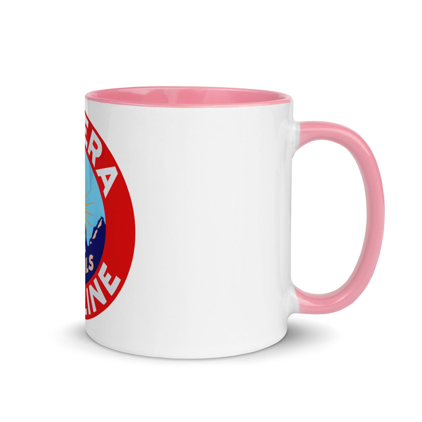 Retro Gas Sign New Era Mug with Color Inside