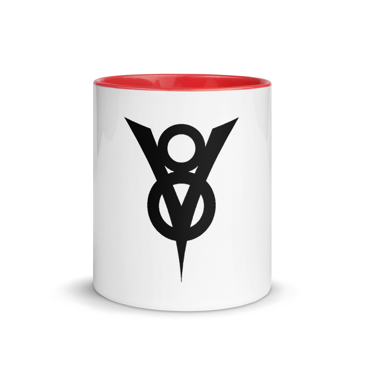 Retro Ford V8 Sign Mug with Color Inside