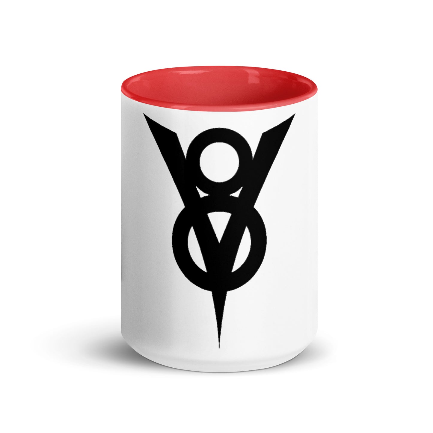 Retro Ford V8 Sign Mug with Color Inside