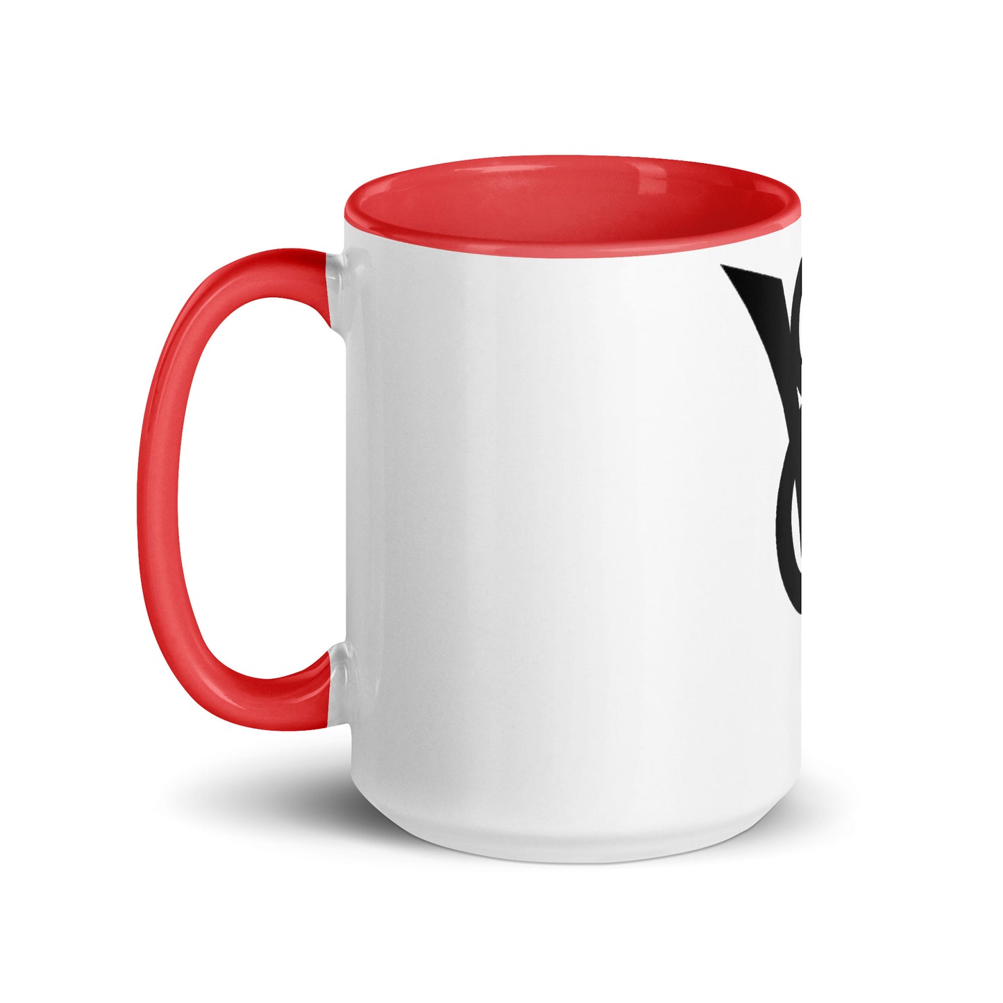 Retro Ford V8 Sign Mug with Color Inside
