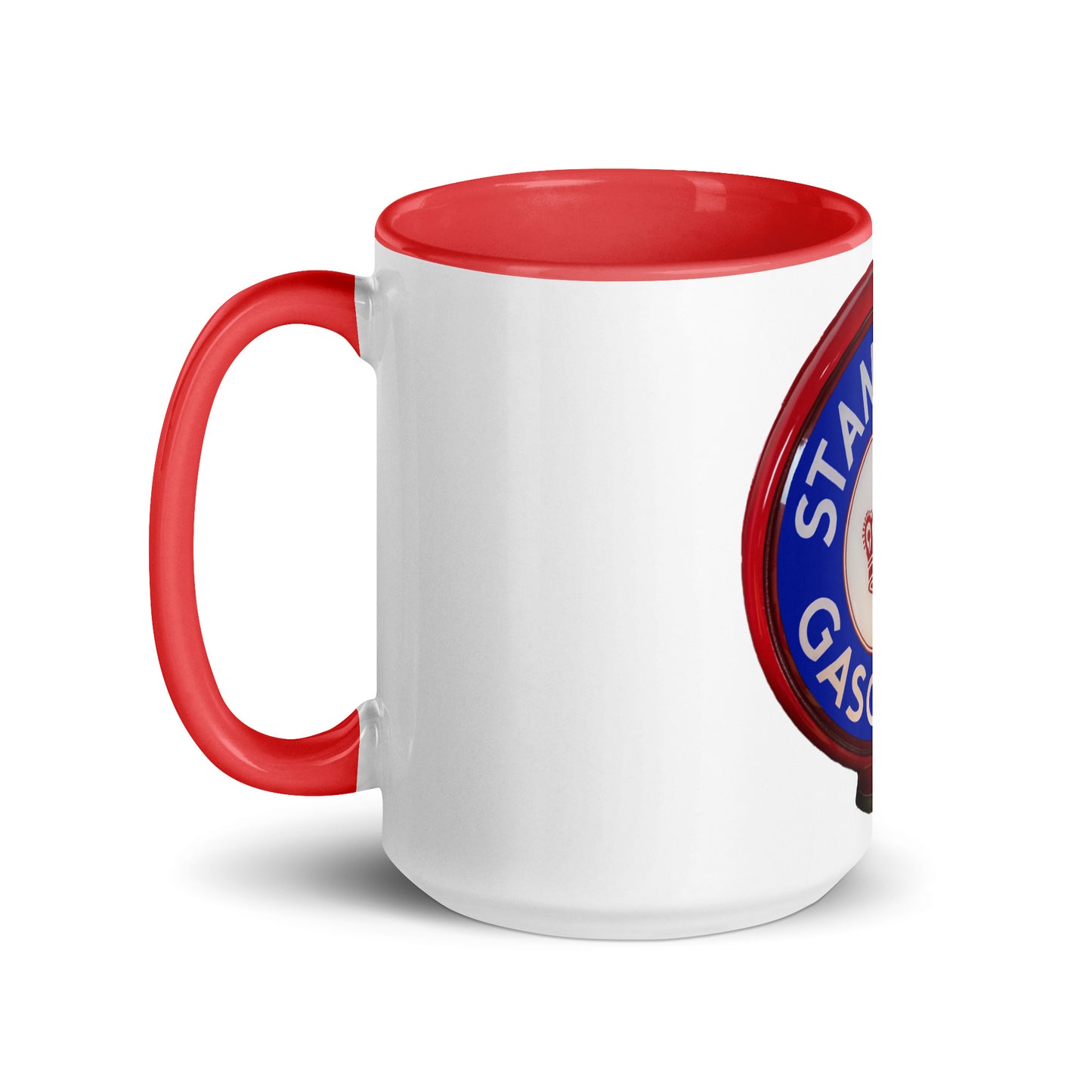 Retro Gas Globe Standard Gasoline Mug with Color Inside