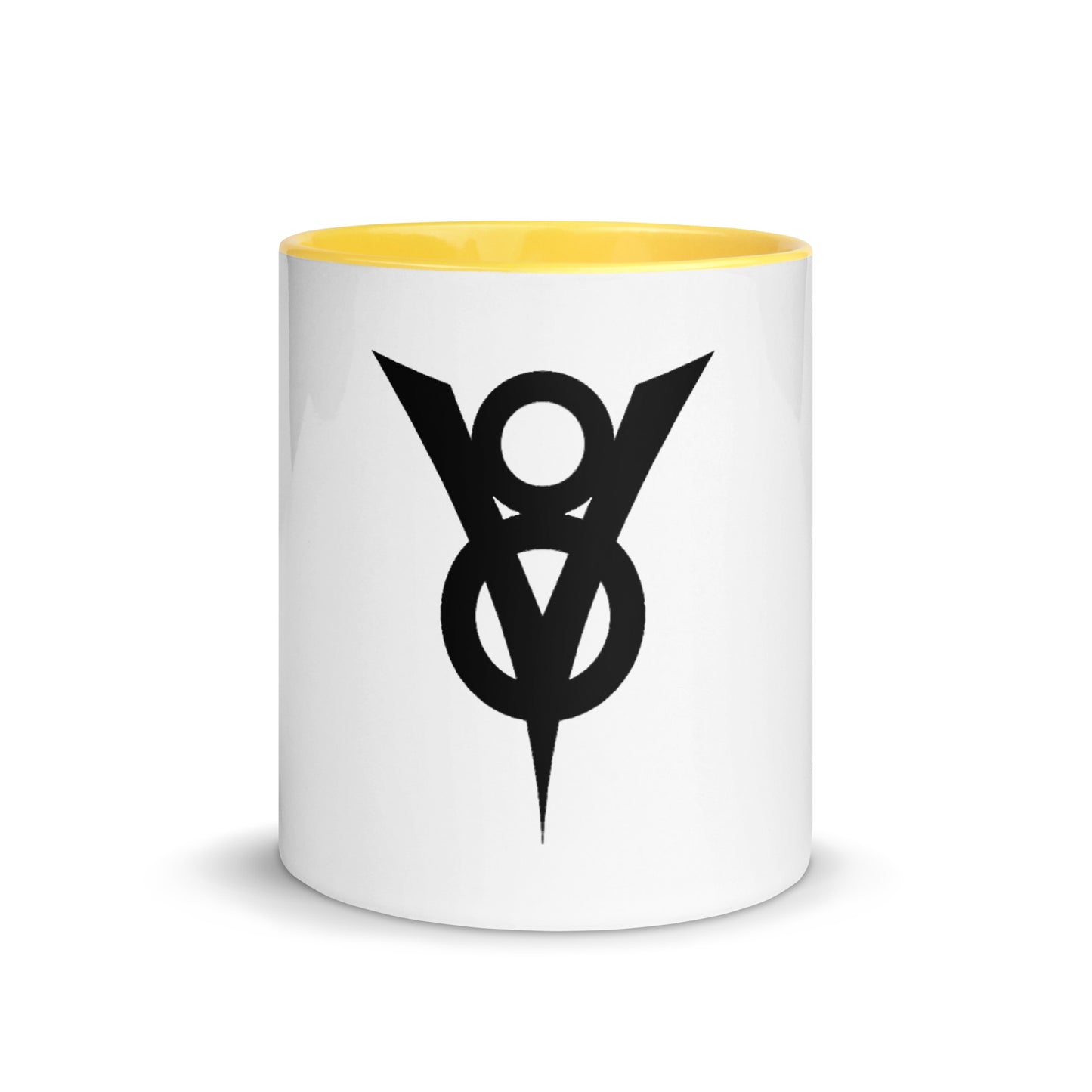 Retro Ford V8 Sign Mug with Color Inside