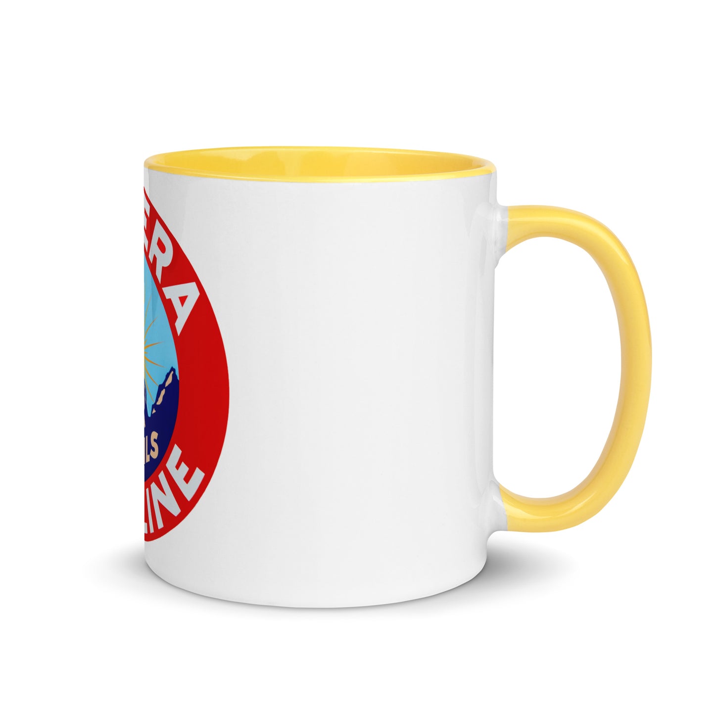 Retro Gas Sign New Era Mug with Color Inside