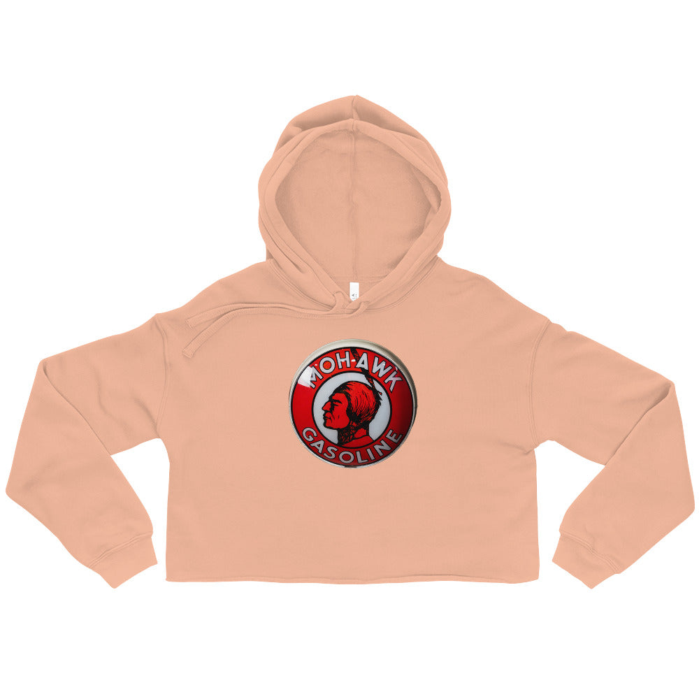 Vintage Mohawk Gas Globe Crop Hoodie