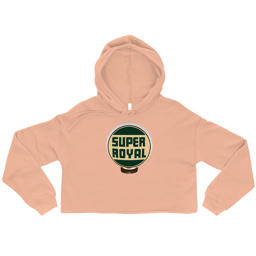 Super Royal Globe Style Crop Hoodie