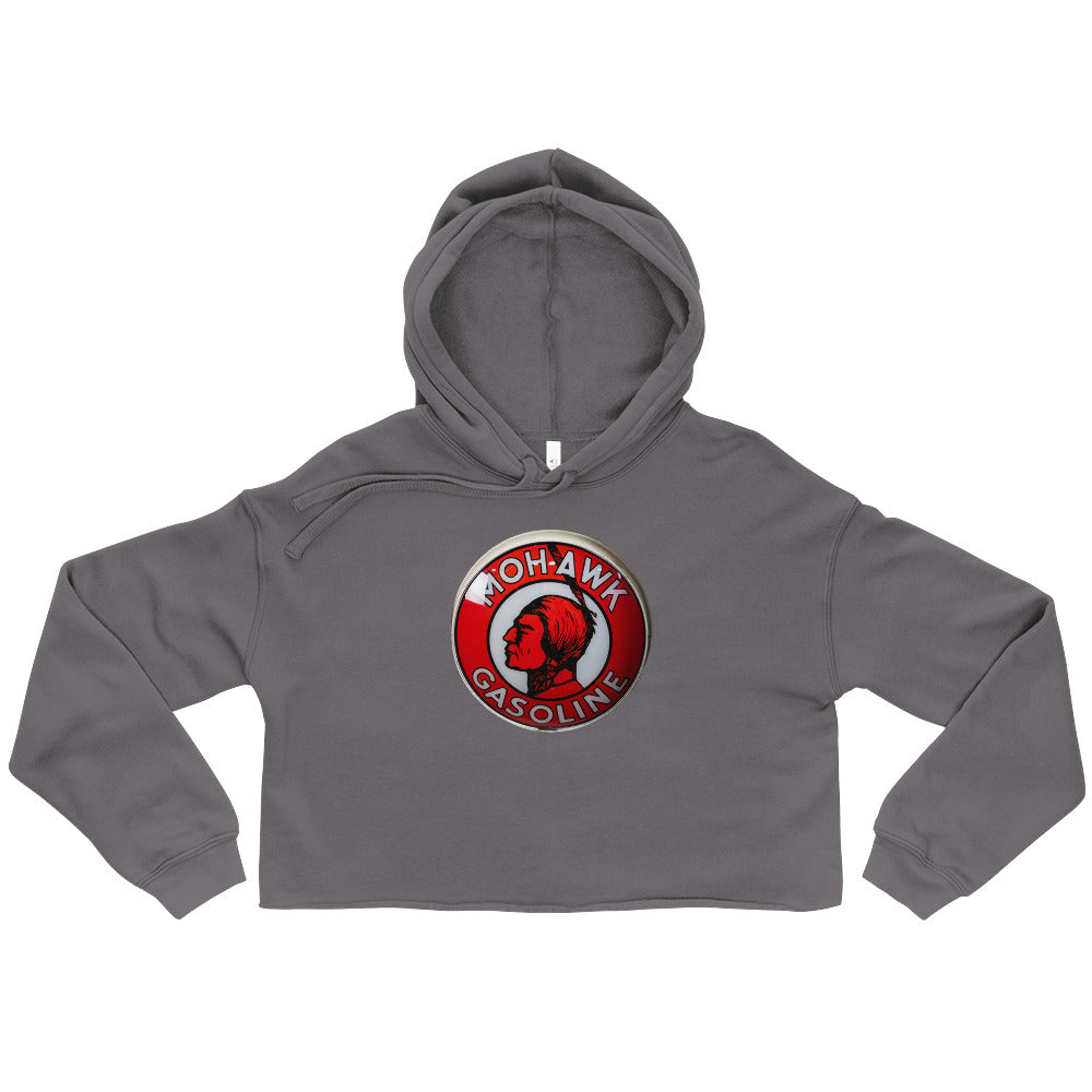 Vintage Mohawk Gas Globe Crop Hoodie