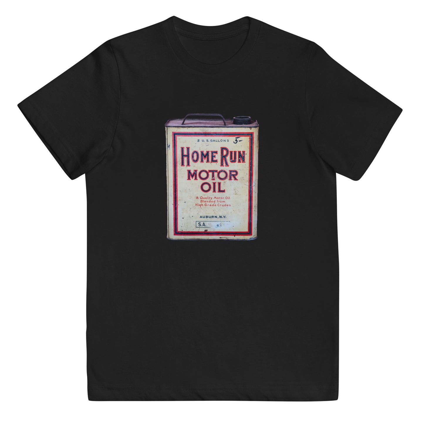 Vintage Home Run Oil Can Youth jersey t-shirt