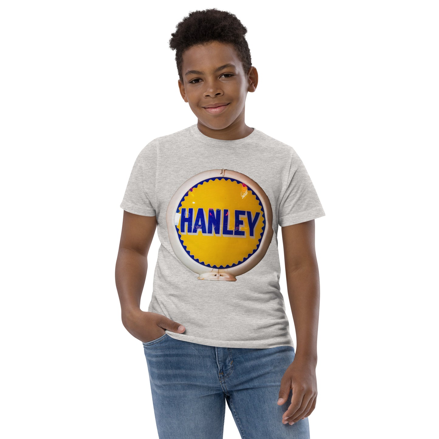 Retro Gas Globe Handly Youth jersey t-shirt