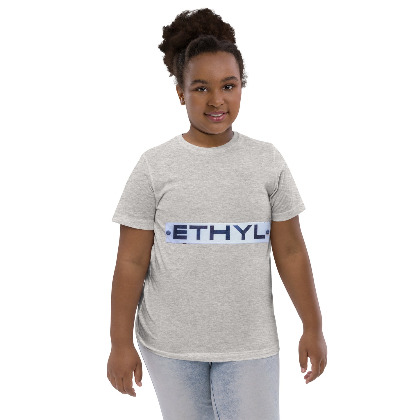Vintage Ethyl Gas Sign Youth jersey t-shirt