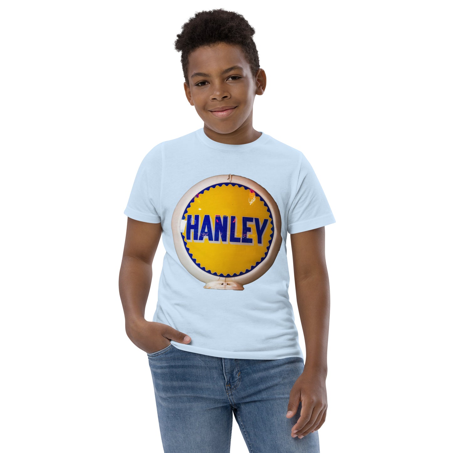 Retro Gas Globe Handly Youth jersey t-shirt