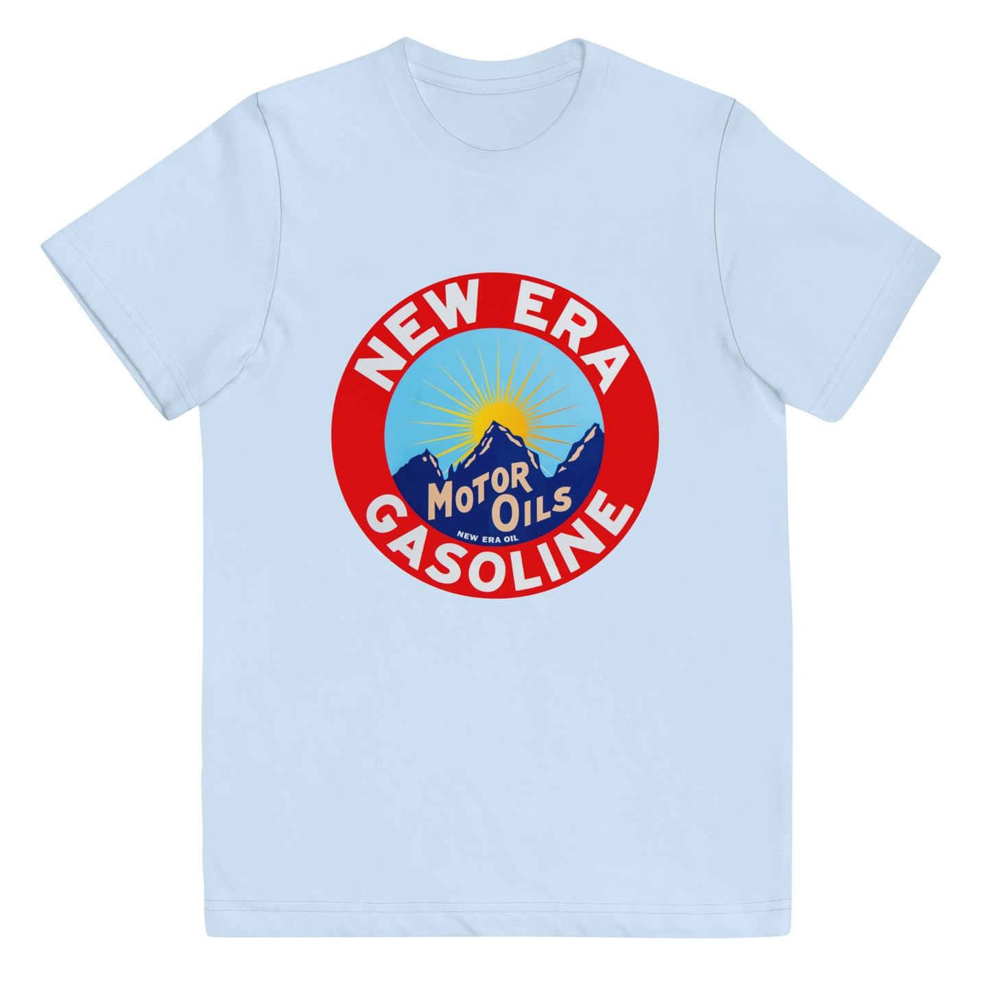 Retro Gas Sign New Era Youth jersey t-shirt
