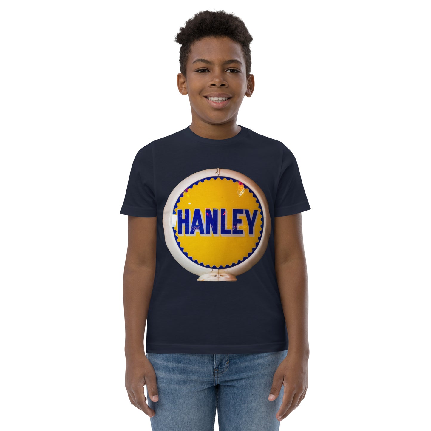 Retro Gas Globe Handly Youth jersey t-shirt