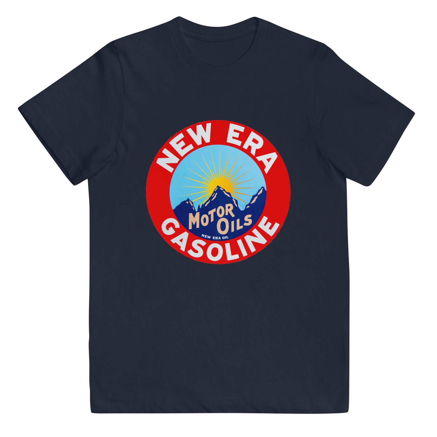 Retro Gas Sign New Era Youth jersey t-shirt