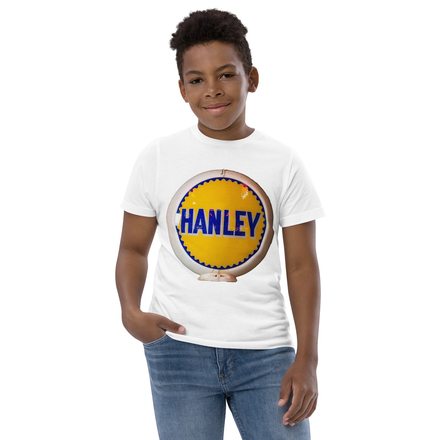 Retro Gas Globe Handly Youth jersey t-shirt