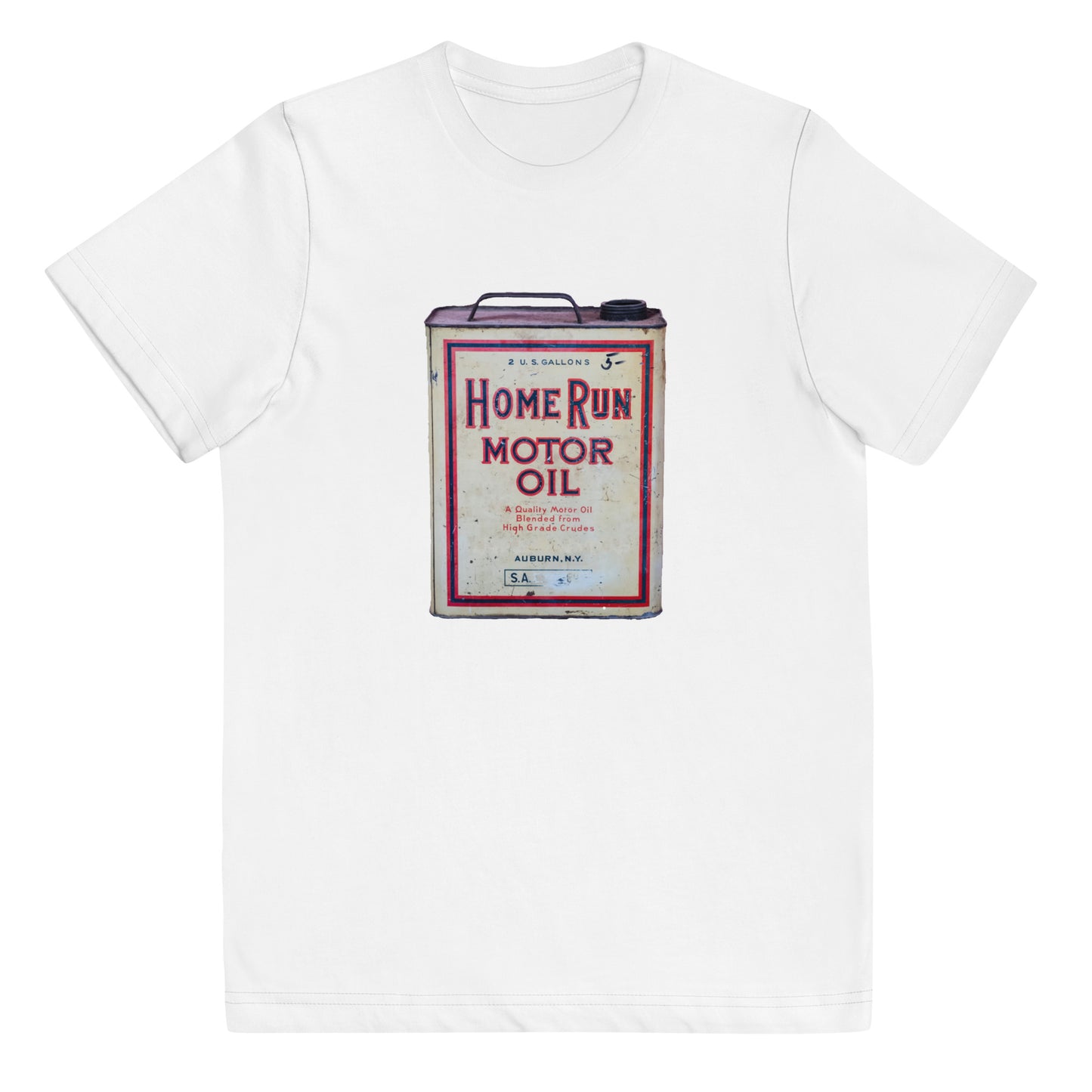 Vintage Home Run Oil Can Youth jersey t-shirt