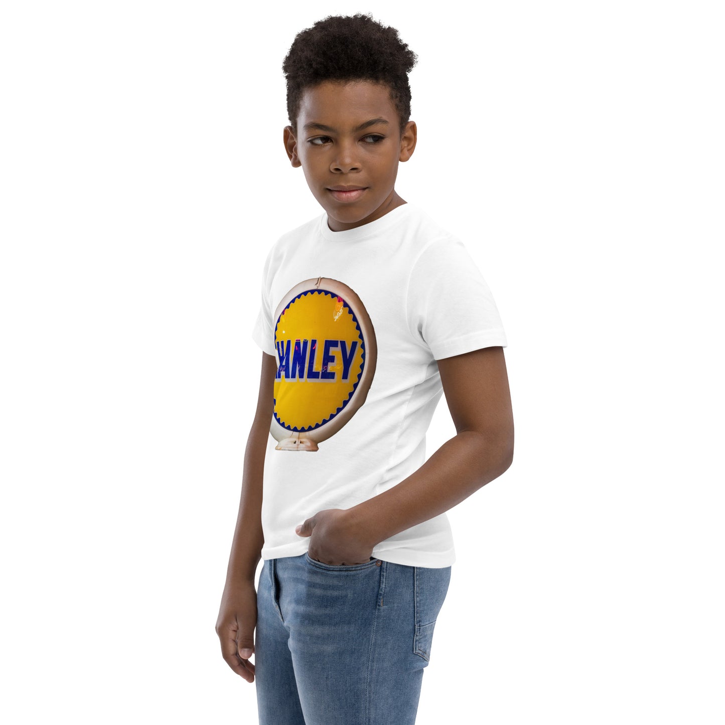 Retro Gas Globe Handly Youth jersey t-shirt